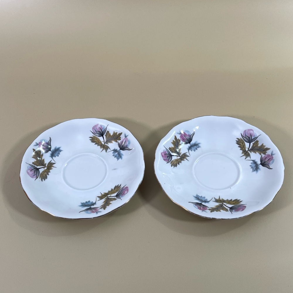 Vintage Favolina  Set of Two China Small Plates